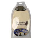 Bouillotte - forme galette - Ma cChouette Bouillotte - housse polaire