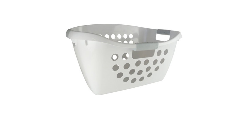 Corbeille à linge 50 L Bi-matière