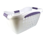 Corbeille à linge 50 L Bi-matière