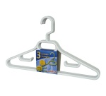 Cintre - plastique - crochet tournant - 43 cm - coloris assortis -lot de 3