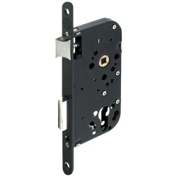 Serrure à encastrer coffre 150 mm pour cylindre (non fourni) - axe 40 mm -