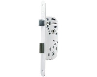 Serrure à encastrer coffre 135 mm bec de cane - axe 40 mm - réversible - bl