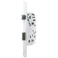 Serrure à encastrer coffre 135 mm bec de cane à condamnation - axe 40 mm -