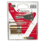 Demi-cylindre V5 - 30x10 mm laiton - 5 goupilles - 3 clés