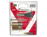 Demi-cylindre V5 - 30x10 mm laiton - 5 goupilles - 3 clés