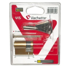 Demi-cylindre V5 - 30x10 mm laiton - 5 goupilles - 3 clés