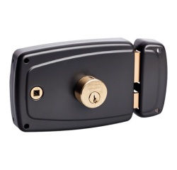 Serrure en applique horizontale - Série "PS" - à cylindre L : 45 mm - à fou