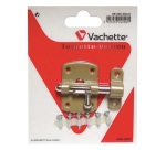 Targette à pêne rond - 35 mm - verni bronze