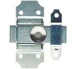 Targette à pêne plat - 40 mm - zingué