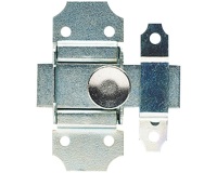 Targette à pêne plat - 40 mm - zingué