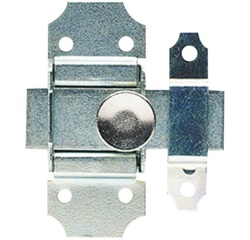 Targette à pêne plat - 40 mm - zingué