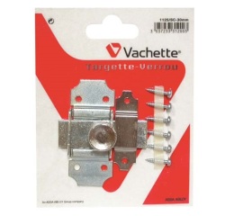 Targette à pêne plat - 30 mm - zingué