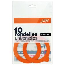 Joint rondelle pour bocaux "Super" Le Parfait - Ø 100 mm - Sachet de 10