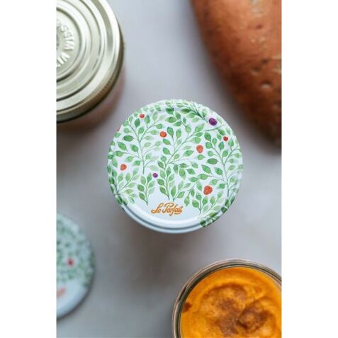 Couvercles pour bocaux Le Parfait - Ø 82 mm - Lot de 6