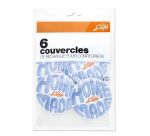 Lot de 6 couvercles pour confituriers