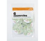 Lot de 6 couvercles pour confituriers