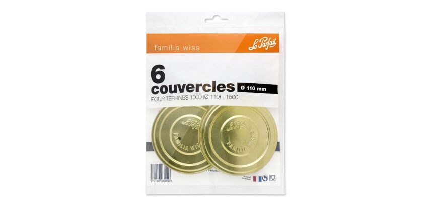 Lot de 6 couvercles Familia Wiss pour terrines