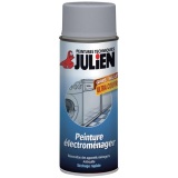 Peinture rénovation électroménager brillant aérosol 400 ml gris alu