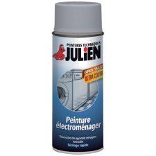 Peinture pour électroménager Julien - Aérosol de 400 ml, gris aluminium