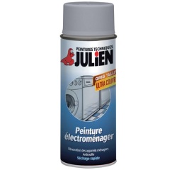 Bombe peinture électroménager 400 ml - Gris Aluminium