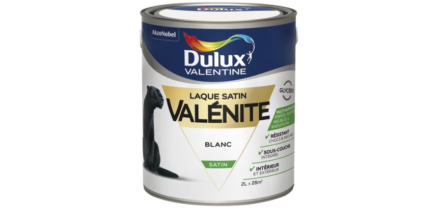 Laque glycéro Satin 2 L Valénite - Blanc