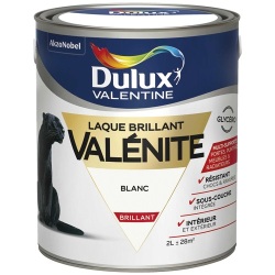 Laque brillante valenite - 2 L - base claire