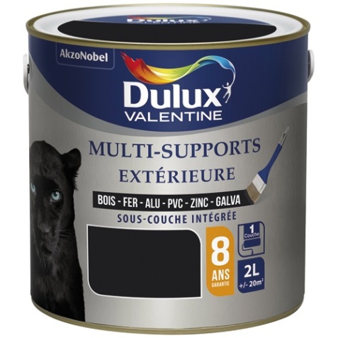 Peinture extérieur - multi-supports - 2 L - noir