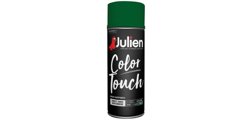 Bombe peinture 400 ml Color Touch Satin - Vert Basque