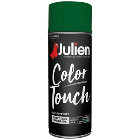 Bombe peinture Color Touch - 400 mL - vert basque satin