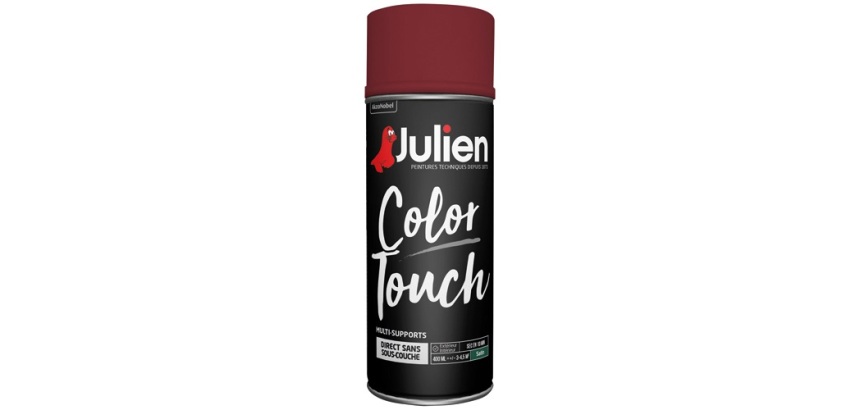 Bombe peinture 400 ml Color Touch Satin - Rouge Basque