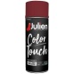 Peinture satinée multi-supports Color Touch Julien - Aérosol de 400 ml, rouge basque RAL 3004