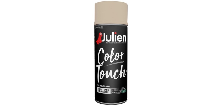 Bombe peinture 400 ml Color Touch Satin - Ivoire