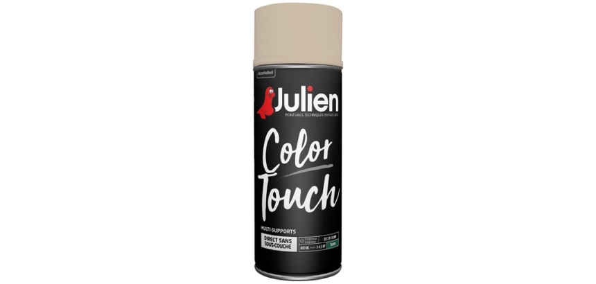 Bombe peinture 400 ml Color Touch Satin - Ivoire