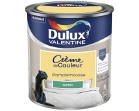 Peinture 0.5 L Crème de Couleur Satin - Pamplemousse