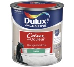 Peinture 0.5 L Crème de Couleur Satin - Rouge Madras
