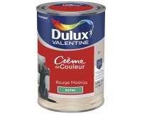 Peinture 1.25 L Crème de Couleur Satin - Rouge Madras