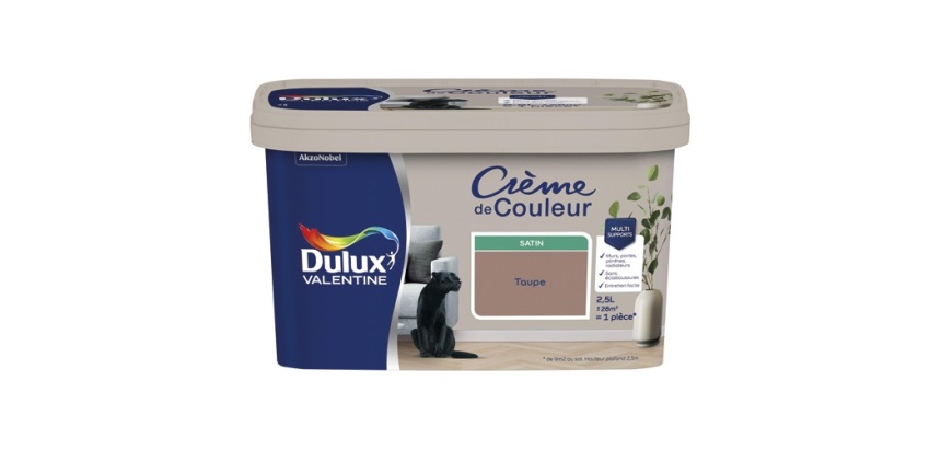 Peinture 2.5 L Crème de Couleur Satin - Taupe