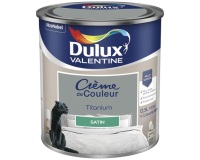 Peinture 0.5 L Crème de Couleur Satin - Titanium