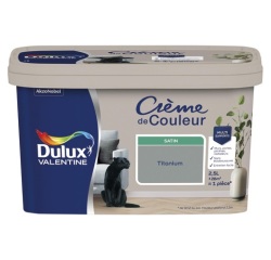 Peinture 2.5 L Crème de Couleur Satin - Titanium