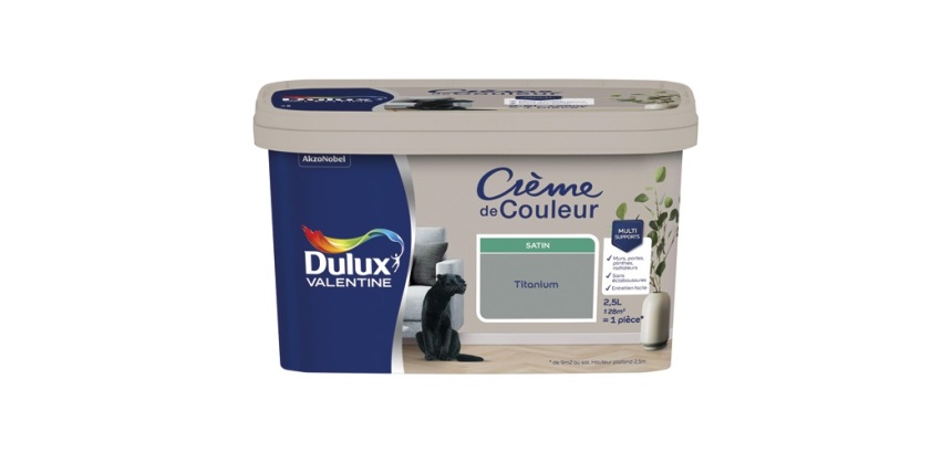 Peinture 2.5 L Crème de Couleur Satin - Titanium