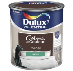 Peinture 0.5 L Crème de Couleur Satin - Wengé