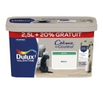 Peinture 2.5 L + 20 % Crème de Couleur Satin - Blanc
