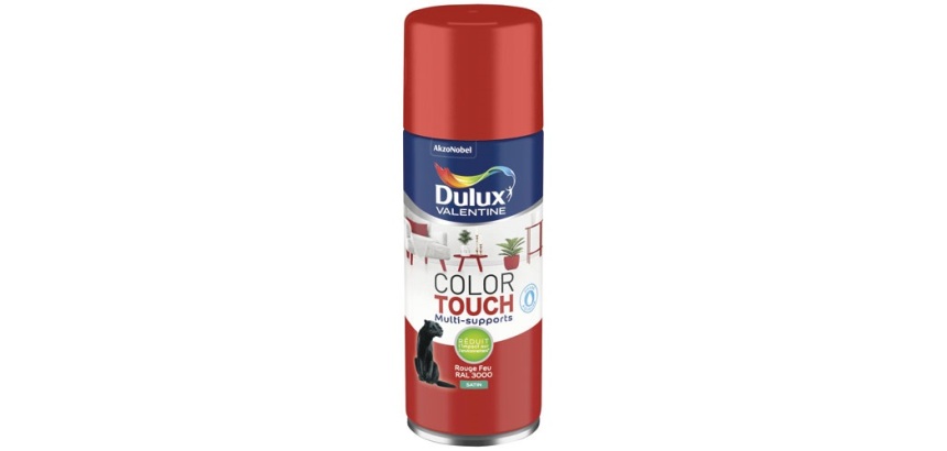 Bombe peinture 400 ml Color Touch Satin - Rouge Feu