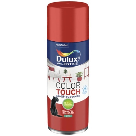 Bombe peinture Color Touch - 400 mL - satin rouge feu
