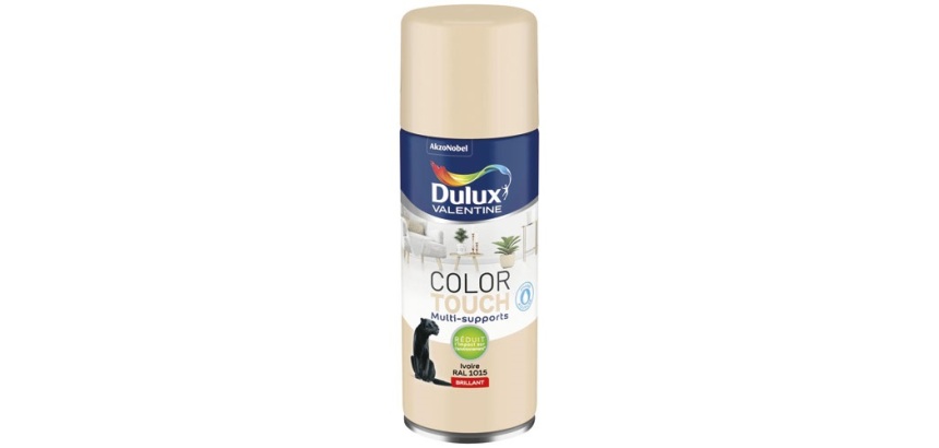 Bombe peinture 400 ml Color Touch Brillant - Ivoire