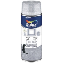 Bombe peinture Color Touch - 400 mL - effet martelé gris alu