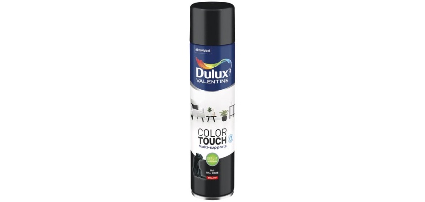Bombe peinture 600 ml Color Touch Brillant - Noir