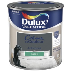 Peinture crème de Couleur satin - 0.5 L - anthracite