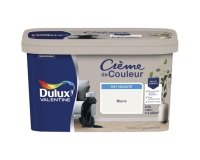 Peinture 2.5 L Crème de Couleur Mat - Blanc