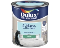 Peinture 0.5 L Crème de Couleur Satin - Bleu Rêveur
